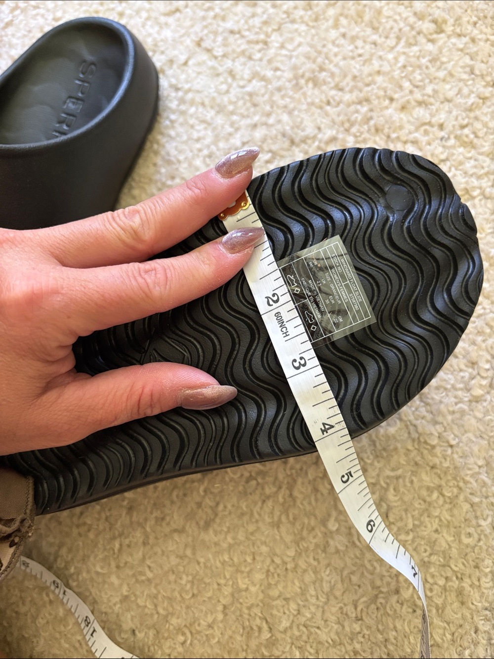 Sperry womens Black Slip-On Slide Sandals - Picture 10 of 10